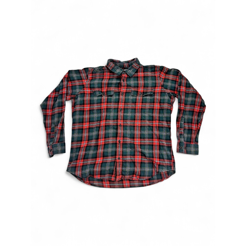 Filson Men's Plaid Flannel Button-Down Shirt XL